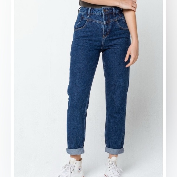 BDG Urban Outfitters 80s Seamed Womens Mom Jeans - Picture 2 of 16